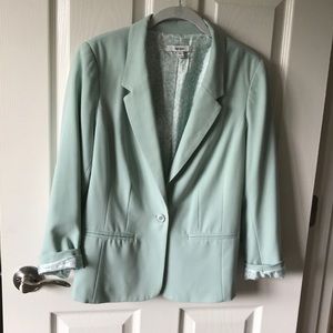 Kensie mint green blazer. Size M